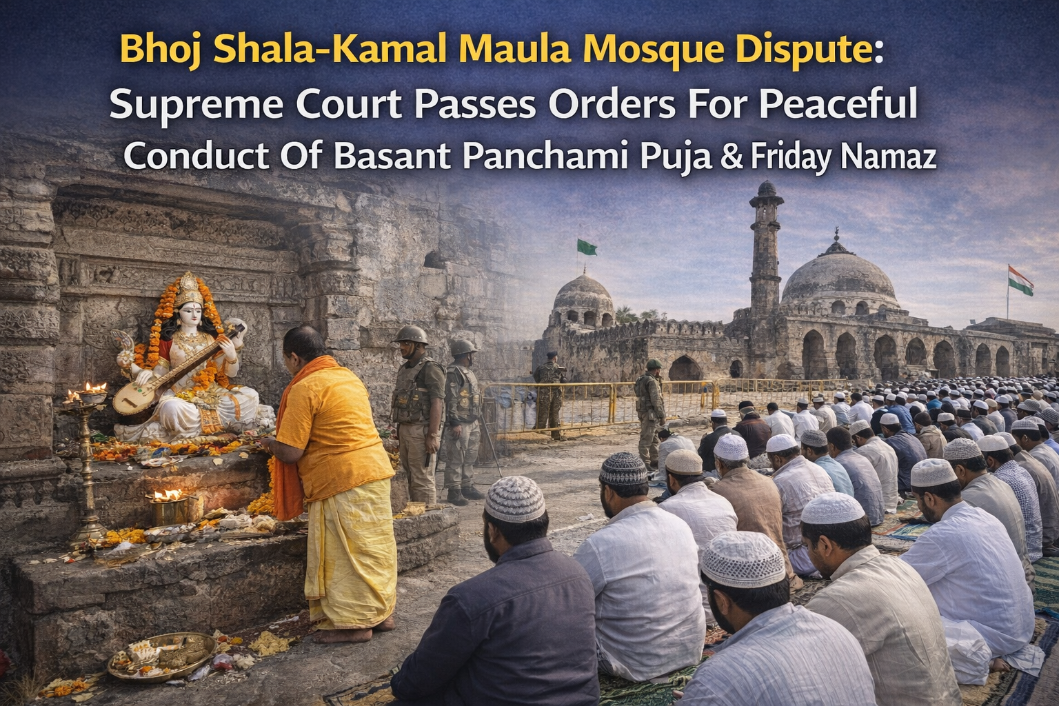 Supreme Court Orders Peaceful Basant Panchami Puja and Friday Namaz at Bhojshala-Kamal Maula Mosque Complex 14 India EU Free Trade Agreement 2026