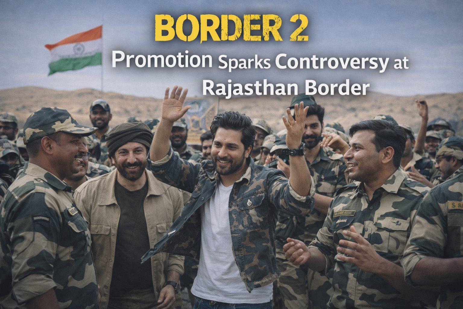 Border 2 Promotion at Rajasthan Border Sparks Debate Over Use of BSF Personnel 50 India EU Free Trade Agreement 2026