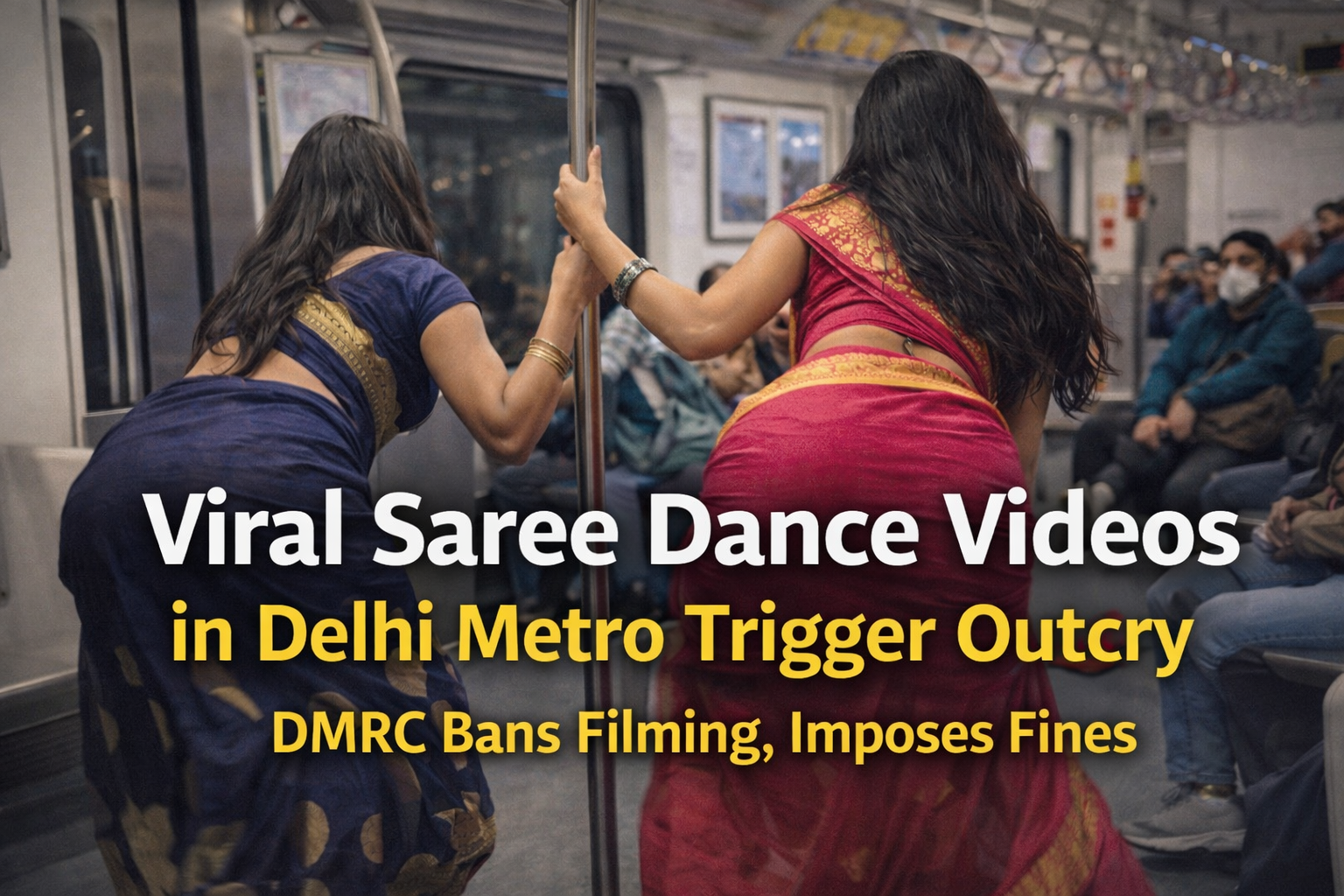 Viral Saree Dance Videos in Delhi Metro Spark Public Outrage and DMRC Crackdown 49 India EU Free Trade Agreement 2026